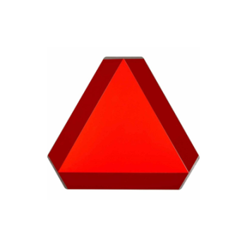 PLASTIC SLOW MOVING SIGN