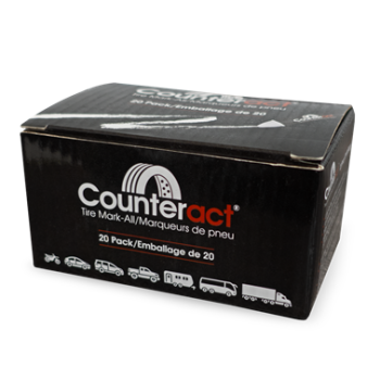 COUNTERACT TIRE CRAYONS