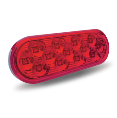 OVAL LED RED TAIL LAMP