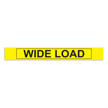 ALUM. WIDE LOAD SIGN