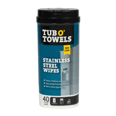40CT STAINLESS WIPES