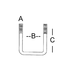 5/8 X 5 X 10 UBOLT