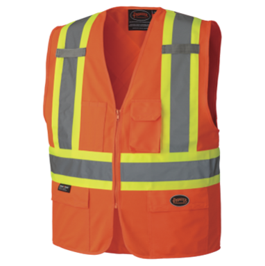 MESH SAFETY VEST - POLYE