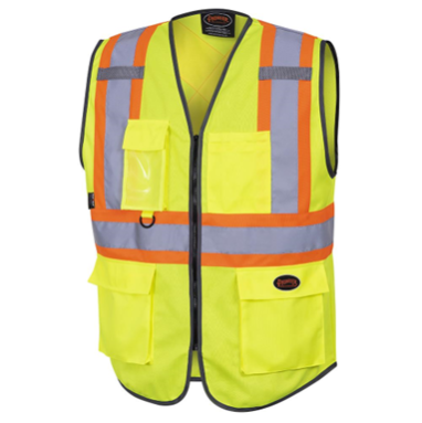 MESH SAFETY VEST - POLYE