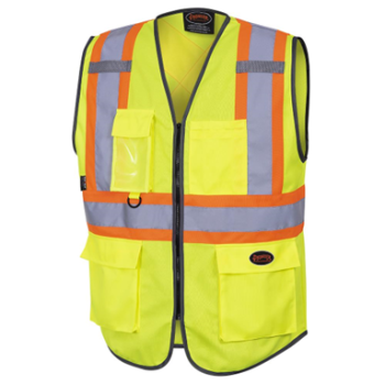 MESH SAFETY VEST - POLYE
