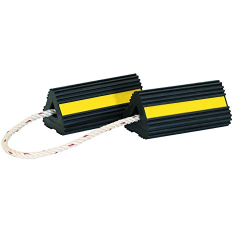 WHEEL CHOCK W/ROPE