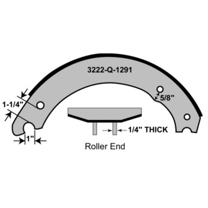 FRONT BRAKE SHOE (EACH)