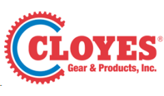 CLOYES GEAR & PRODUCTS