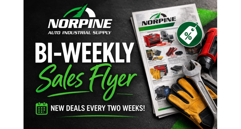 Tools, Shop & Outdoor Deals in Norpine’s Bi-Weekly Sales Flyer