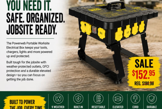 Powerweb Portable Worksite Electrical Box